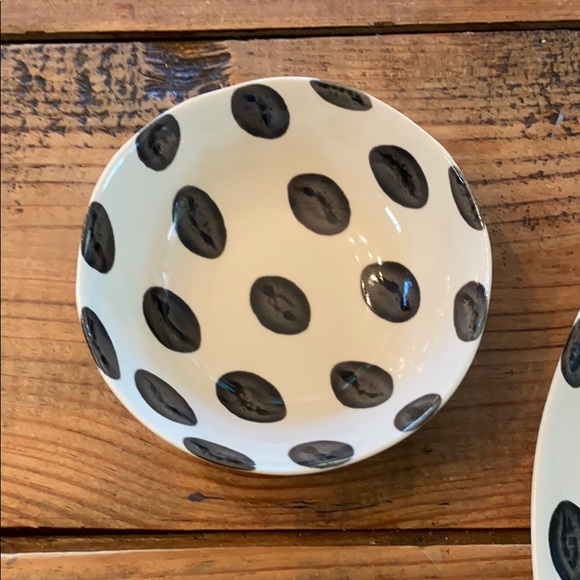 Creative CoOp Dining Creative Coop Stoneware Platter Small Bowl